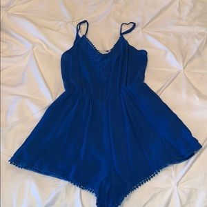 blue romper